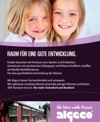 Anzeige Kita-Bau für Algeco I ASK Marketing